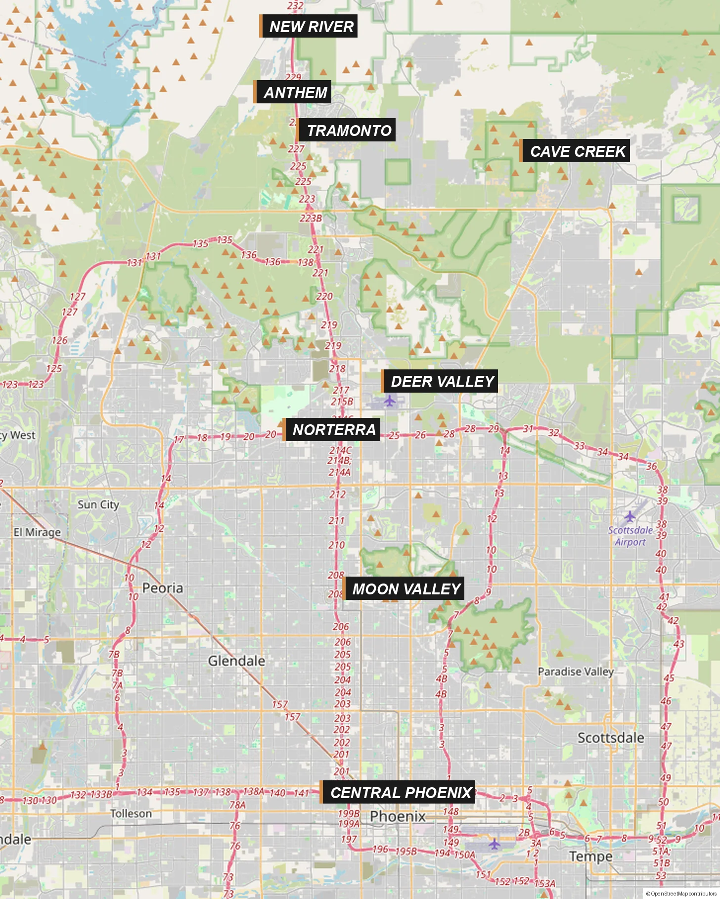 Phoenix Service Map